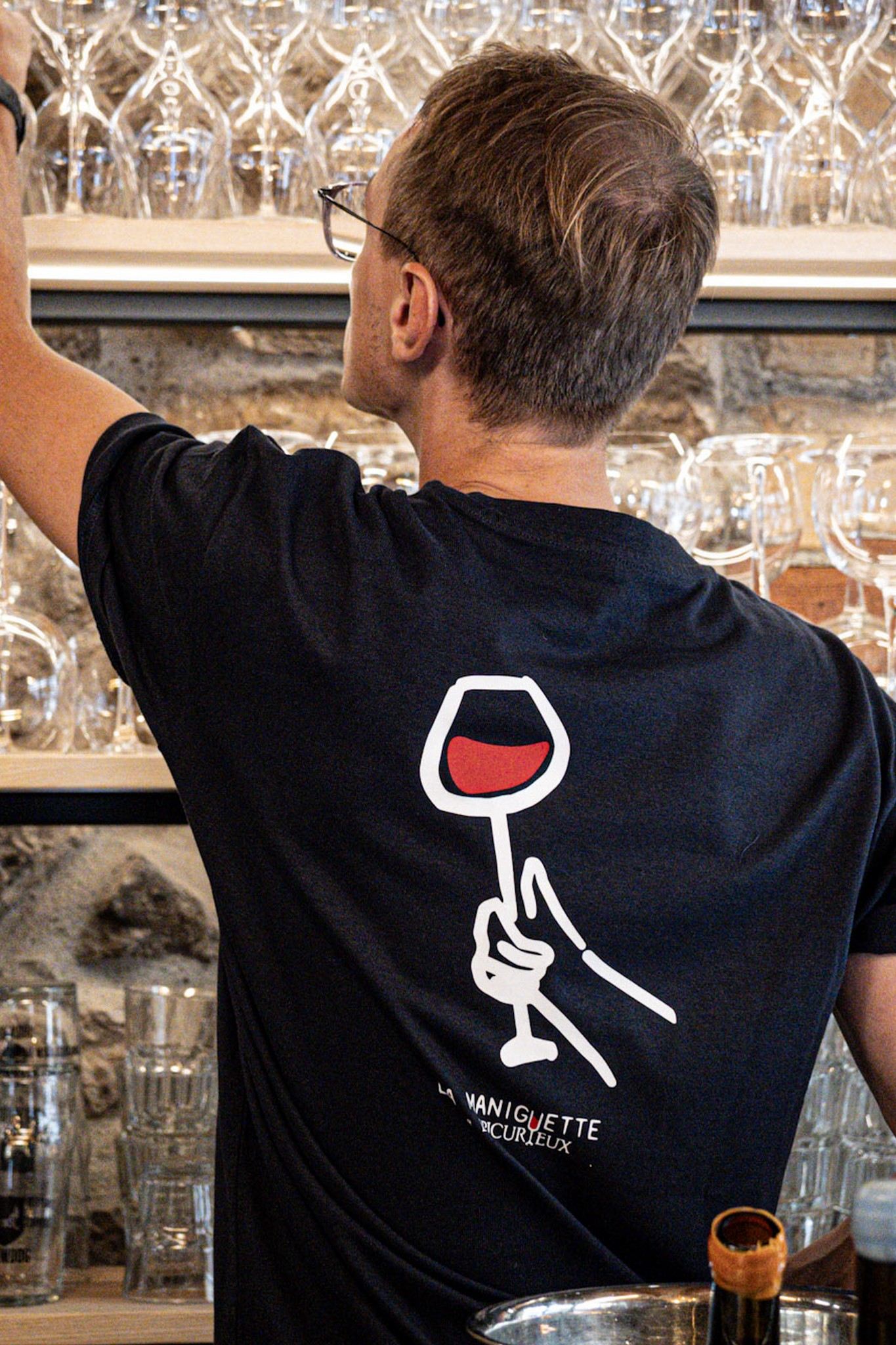T-shirts staff imprimés pour La Maniguette à Chambéry