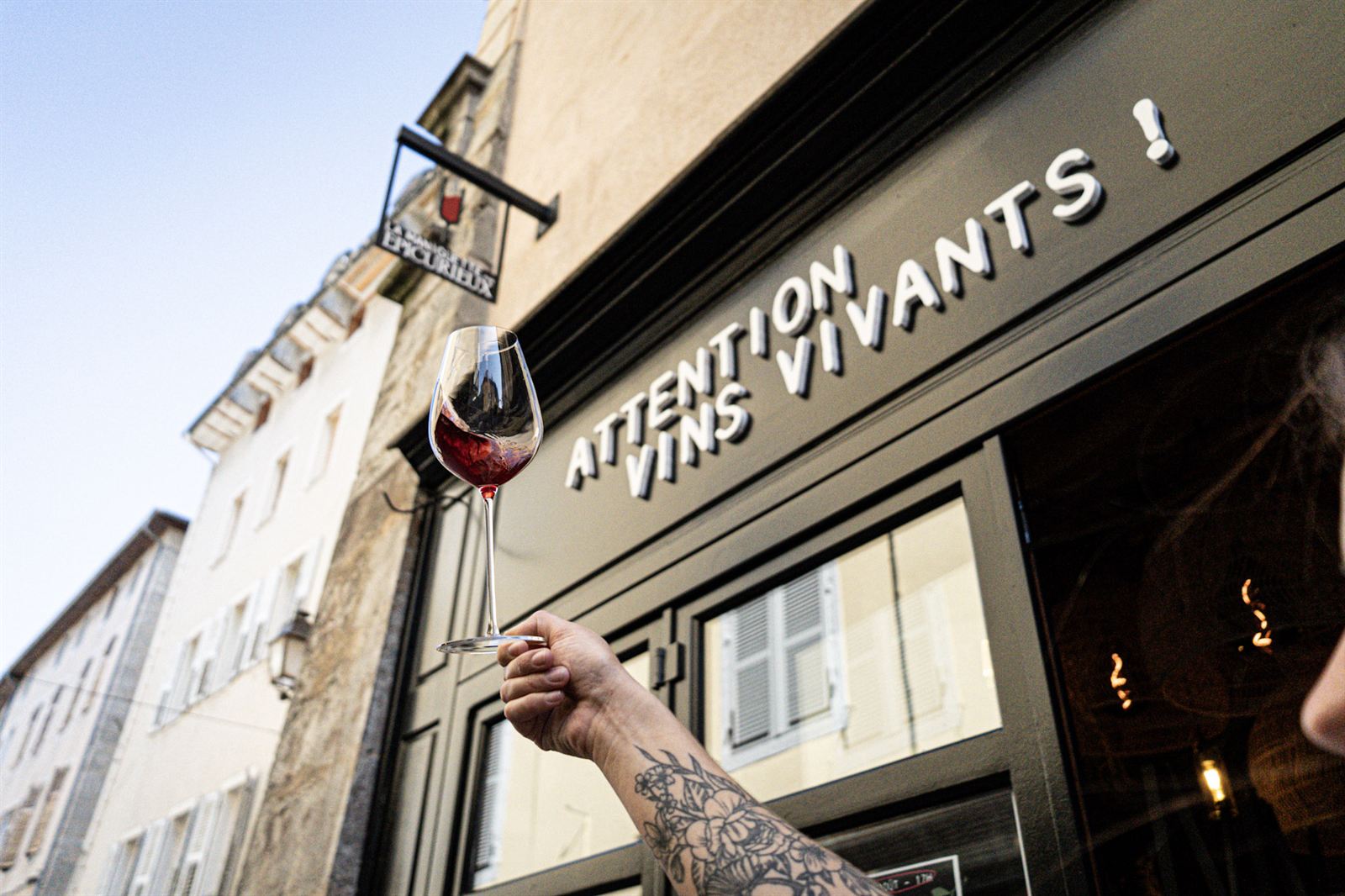 Devanture du magasin La Maniguette réalisée par 404 Klub